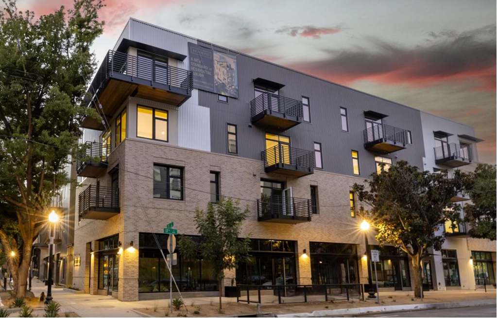 Completed urban mixed-use project